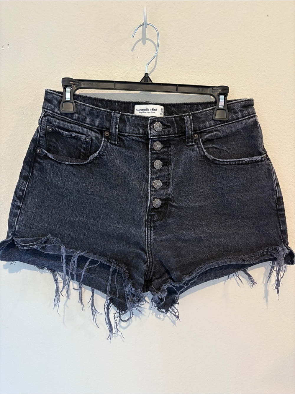 Abercrombie & Fitch Black jean shorts